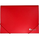 ПП А5 ПАПКА С ЛАСТИКОМ, КРАСНАЯ, ТИТАН