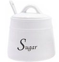 СТИЛЬНАЯ САХАРНИЦА + КЕРАМИЧЕСКАЯ ЛОЖКА 400мл.