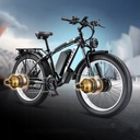 Elektrický bicykel 2000W 48V 23AH 55KM/H Olejová brzda 26&quot; * 4,0&quot; pneumatiky Snow Fat Veľkosť rámu väčší