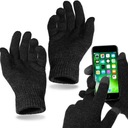 TEPLÉ DOTYKOVÉ RUKAVICE pre váš telefón ZATEPLENÁ ZIMA Kód výrobcu Męskie rękawiczki dotykowe ciepłe zimowe