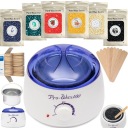 НАГРЕВАТЕЛЬ ВОСКОВЫЙ + ТВЕРДЫЙ ВОСК 600г + 100 ПАЛОЧЕК НАГРЕВАТЕЛЬ ДЛЯ НОГ HOME SPA #1