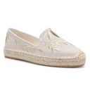 BUTY ESPADRYLE LNIANE LEN PŁÓCIENNE HAFTOWANE 35 Długość wkładki 22 cm