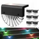 СВЕТОДИОДНАЯ RGB СОЛНЕЧНАЯ ЛАМПА ОСВЕЩАЕТ НАСТЕННУЮ ЛЕСТНИЦУ