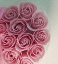 Zestaw 24 Mydlanych Kwiatów w Pudełku - Różowe Róż Marka Ancient Wisdom
