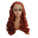 Красный вьющийся парик LACE FRONT + БЕСПЛАТНАЯ шапочка