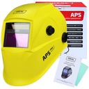 АВТОМАТИЧЕСКАЯ СВАРОЧНАЯ КАСКА APS-510G YELLOW MAT PRO TRUE COLOR IDEAL