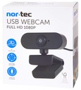 WEBOVÁ KAMERA NOR-TEC USB WEBCAM 1080P Maximálne rozlíšenie filmu 1080 pixelov