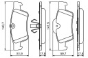 2× BOSCH 0 986 479 285 DISQUE DE FREIN BOSCH PLAQUETTES FREIN MERCEDES ARRIÈRE W164/W251 05- M/R-KLASSEphoto 15