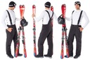 Pánske lyžiarske nohavice SNOW MEMBRÁNA 12000 3XL Dominujúca farba čierna