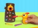 Магнитная аркадная игра Woodpecker Worms