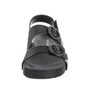 Topánky Dámske Sandále Zaxy Contem Magic Black Dominujúci vzor bez vzoru