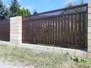 Разъемный, гладкий забор КОСТБЕТ + установка