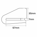 BLOCKING BRAKES BRAKING Z ALARM SYSTEM OXFORD 67MM X 35MM X 60MM PIN 14MM  photo 6