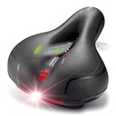 ВЕЛОСИПЕДНОЕ СИДЕНЬЕ С ПРУЖИНАМИ, СПОРТИВНОЕ, ПРОТИВОШОКОВОЕ, ВЕНТИЛЯЦИОННОЕ, ОТРАЖАЮЩЕЕ.