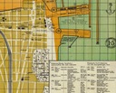 Старый план порта Гдыня 1938 г., 130х90см.