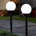 Шаровой светильник SOLAR, садовые светильники на солнечных батареях, светодиодные шарики, вставленные в сад