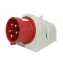 СТАЦИОНАРНЫЙ ПРИЕМНИК ПИТАНИЯ 5P 16A КЛАСС IP54