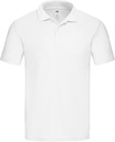МУЖСКАЯ ФУТБОЛКА ПОЛО FRUIT OF THE LOOM ORIGINAL, белая, XL