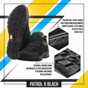 M-TAC Taktická obuv Patrol R Vent black 40 Dominujúca farba čierna