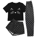 ЖЕНСКИЕ ПИЖАМЫ ШОРТЫ БРЮКИ ПИЖАМНЫЙ КОМПЛЕКТ XS