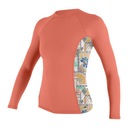 Женские шорты для плавания O'Neill Side Print Rash Guard hx6 nectar M с длинными рукавами