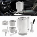 ЧАЙНИК АВТО 12V 700ML 150W КОМПЛЕКТ PODROZNY Z KUBKAMI  (18640364293) фото min 9