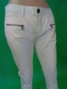 Biele nohavice gombík zips Street One r36/26 Stredová část (výška v páse) stredná