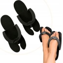 ОДНОРАЗОВЫЕ ШЛЕПЕЦЫ ДЛЯ ПЕДИКЮРА ШЛЕПЕЦЫ ДЛЯ ГОСТЕЙ 25 ПАР, ЧЕРНЫЕ
