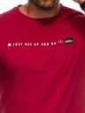 Pánske tričko s potlačou 100% bavlna 1974S červená XL Počet kusov v ponuke 1 szt.