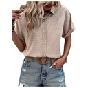 МОДНАЯ ЖЕНСКАЯ РУБАШКА С ПРИНТОМ ЦВЕТА XS