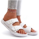 ЖЕНСКИЕ ЛЕГКИЕ ПЕННЫЕ ШЛЕПАНЦЫ С ПРЯЖКАМИ BIG STAR NN274A751 БЕЛЫЙ 37