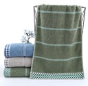 Полотенце CHECKED - ЗЕЛЕНЫЕ ПОЛОСКИ 75х35 см 96г
