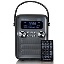 Радиостанция с сетью DAB+ и аккумулятором Lenco PDR-051BK