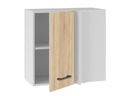 Кухонный шкаф верхний угловой левый/правый Дуб Сонома для комплектов 60 см