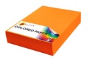Цветная бумага А4 80г оранжевая флуоресцентная неоновая 500 листов