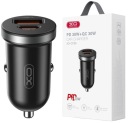 Автомобильное зарядное устройство Quick Charge 2x USB USB-C PD 30W