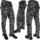 Spodnie Bojówki MORO ROZCIĄGLIWE SZARE Dostępne Różne Rozmiary Wejdź P&B 34