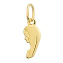 ЗОЛОТАЯ МЕДАЛИТА МАДОННА ФАТИМАССКАЯ ДЛЯ КРЕЩЕНИЯ И ПРИЧАСТИЯ