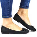 iЖЕНСКАЯ ОБУВЬ БАЛЕТКИ С БАНТОМ, НА ПЛОСКОЙ ПЛАНЕ, ЧЕРНЫЕ, АТЛАСНЫЕ, КОМФОРТНЫЕ