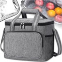 ТЕРМАЛЬНАЯ ПЛЯЖНАЯ СУМКА ДЛЯ ПИКНИКА БОЛЬШОЙ ХОЛОДИЛЬНИК ДЛЯ ЕДЫ НАПИТКИ ЛАНЧ-БОКС