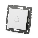 МЕХАНИЗМ КЛАССИЧЕСКИЙ ВЫКЛЮЧАТЕЛЬ ДВЕРНОГО ЗВОНКА, БЕЛЫЙ СЕРИЯ EVO2