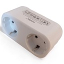 Интеллектуальный сетевой разветвитель 2 розетки 16А