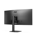 AOC Zakrzywiony monitor AOC CU34V5C/BK 34&quot;, VA, WQHD, 3440 x 1440, 21: Rodzaj podświetlania LED