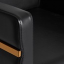 Gabbiano fotel fryzjerski Toledo złoto czarny Model AC146708