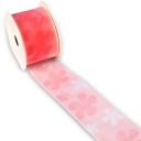 КРАСНАЯ ЛЕНТА С ВЕСЕННИМ ДЕКОРОМ 3 М