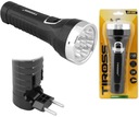 АККУМУЛЯТОРНЫЙ СВЕТОДИОДНЫЙ ФОНАРЬ Tiross 7-LED черный