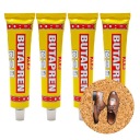 ВОДОНЕПРОНИЦАЕМЫЙ БУТАПРЕННЫЙ КЛЕЙ ДЛЯ ОБУВНЫХ ПОДОШВ, КОЖАНЫЙ НАБОР ИЗ 4 ШТ.