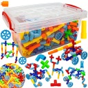 Разноцветные строительные кирпичи для трубопроводов, 340 шт., БОЛЬШИЕ