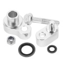 1SET CAR AIR CONDITIONING BLOCK ВИКЛЮЧЕНИЙ НАБІР SILVER ALUMINUM DURABLE  фото 7