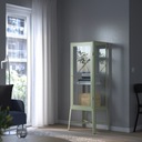 IKEA FABRIKOR Vitrína svetlo šedo-zelená 57x150cm Hĺbka nábytku 47 cm